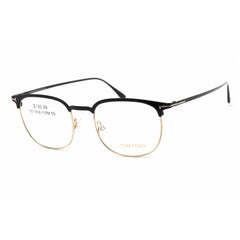 Tom Ford Men's Eyeglasses - Shiny Black Full-Rim Metal Oval Frame | FT5549-3 001