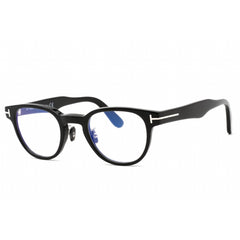 Tom Ford Men's Eyeglasses - Shiny Black Plastic Round Shape Frame | FT5783-D-B 005