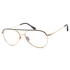 Tom Ford Men's Eyeglasses - Shiny Deep Gold Full-Rim Pilot Metal Frame | FT5693-B 030