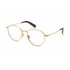 Tom Ford Men's Eyeglasses - Shiny Deep Gold Oval Metal Full-Rim Frame | FT5749-B 030