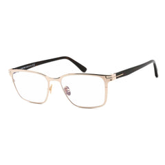 Tom Ford Men's Eyeglasses - Shiny Rose Gold Rectangular Metal Frame | FT5733-B 028