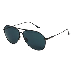 Tom Ford Men's Sunglasses - Cyrus Glossy Black Frame Blue Green Lenses | FT07476201V