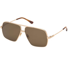 Tom Ford Men's Sunglasses - Frankie Brown Polarized Lens Metal Frame | FT0735-H 6228M