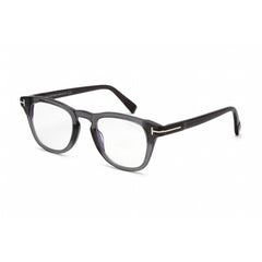 Tom Ford Unisex Eyeglasses - Clear Lens Grey Plastic Square Shape Frame | FT5660-B 020