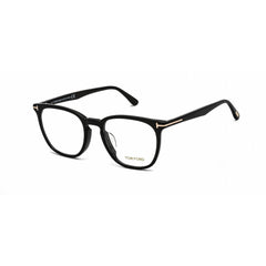 Tom Ford Unisex Eyeglasses - Clear Lens Square Black Acetate Frame | FT5506-F 001