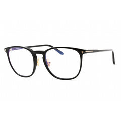 Tom Ford Unisex Eyeglasses - Full Rim Shiny Black Plastic Round Frame | FT5700-B 001
