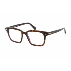 Tom Ford Unisex Eyeglasses - Rectangular Dark Havana Plastic Frame | FT5661-B 052