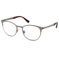 Tom Ford Unisex Eyeglasses - Shiny Gunmetal Full-Rim Metal Frame, 52 mm | FT5732-B 008