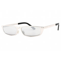 Tom Ford Unisex Sunglasses - Full Rim Shiny Palladium Metal Rectangular | FT1059 16C