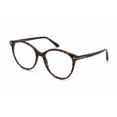 Tom Ford Women's Eyeglasses - Dark Havana Cat Eye Full-Rim Frame | FT5742-B 052