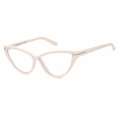 Tom Ford Women's Eyeglasses - Ivory Cat-Eye Plastic Full-Rim Frame | FT5729-B 025