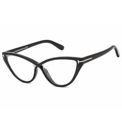 Tom Ford Women's Eyeglasses - Shiny Black Cat-Eye Plastic Frame | FT5729-B 001