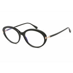 Tom Ford Women's Eyeglasses - Shiny Black Round Full-Rim Plastic Frame | FT5675-B 001