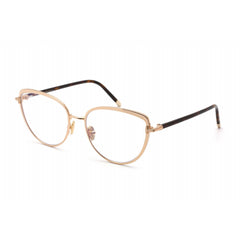 Tom Ford Women's Eyeglasses - Shiny Rose Gold Cat Eye Full-Rim Frame | FT5741-B 028