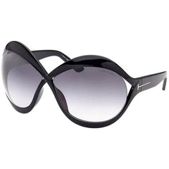 Tom Ford Women's Sunglasses - Carine UV Protection Black Plastic Frame | FT09027101B