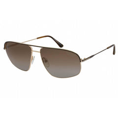Tom Ford Women's Sunglasses - Dark Brown/Other Aviator Shape Frame | FT0467 JUSTIN 50H