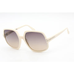 Tom Ford Women's Sunglasses - Gradient Or Mirror Violet Lens Ivory Frame | FT0992 25Z