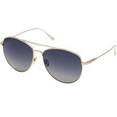 Tom Ford Women's Sunglasses - Milla Gradient Blue Lens Metal Frame | FT0784 5928W