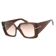 Tom Ford Women's Sunglasses - Shiny Dark Brown Full Rim Square Frame | FT0921 48G
