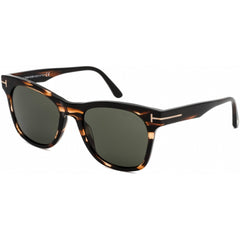 Tom Ford Women's Sunglasses - Tortoise/Havana Plastic Frame Green Lens | FT0833 56N