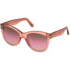 Tom Ford Women's Sunglasses - Wallace Gradient Pink Lens Acetate Frame | FT08705474F
