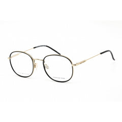 Tommy Hilfiger Men's Eyeglasses - Full Rim Gold Metal Round Frame | TH 1726 0J5G 00