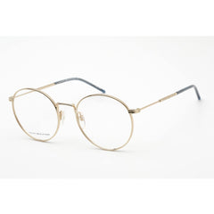 Tommy Hilfiger Men's Eyeglasses - Gold Round Metal Full-Rim Frame | Th 1586 0J5G 00