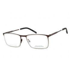 Tommy Hilfiger Men's Eyeglasses - Grey Brown Rectangular Metal Frame | TH 1844 04VF 00