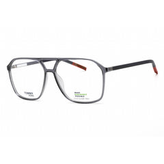 Tommy Hilfiger Men's Eyeglasses - Grey Plastic Rectangular Frame | TJ 0009 0KB7 00