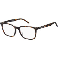 Tommy Hilfiger Men's Eyeglasses - Havana Square Full-Rim Plastic Frame | TH 1737/F 86