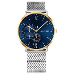 Tommy Hilfiger Men's Quartz Watch - Brooklyn Two Tone Case Mesh Bracelet | 1791505