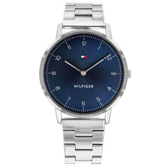 Tommy Hilfiger Men's Watch - Cooper Blue Dial Stainless Steel Bracelet | 1791581