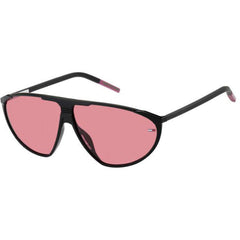 Tommy Hilfiger Unisex Sunglasses - Black Full Rim Frame Pink Lens | TJ 0027/S 807