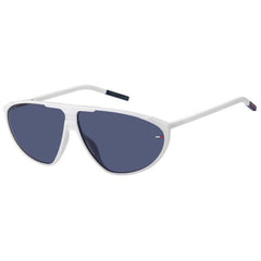 Tommy Hilfiger Unisex Sunglasses - White Frame Blue Gradient Lens | TJ 0027/S 0VK6