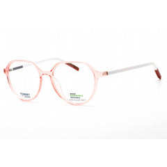 Tommy Hilfiger Women's Eyeglasses - Full Rim Pink Round Shape Frame | TJ 0011 035J 00