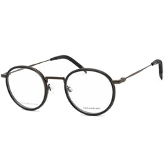 Tommy Hilfiger Women's Eyeglasses - Grey Black Full Rim Round Frame | TH 1815 0R6S 00