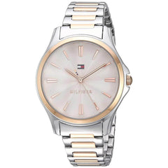 Tommy Hilfiger Women's Quartz Watch - Lori Rose Gold Dial Two Tone Bracelet | 1781952