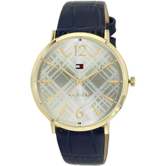 Tommy Hilfiger Women's Quartz Watch - Silver Tone Dial Blue Strap | 1781843