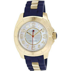 Tommy Hilfiger Women's Quartz Watch - Silver Tone Dial Two Tone Strap | 1781307