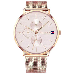 Tommy Hilfiger Women's Watch - Jenna Rose Gold Tone Dial Mesh Bracelet | 1781944
