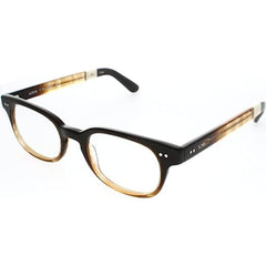 Toms Unisex Eyeglasses - Brown Crystal Fade/Dk Grey Square Frame | TOMS ADDIS 10002136