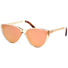Toms Women's Sunglasses - Champagne Crystal Cat Eye Shape Frame | TOMS JOSIE 10012331