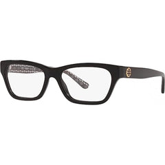 Tory Burch Women's Eyeglasses - Black Rectangular Frame | TORY BURCH 0TY2097 1813