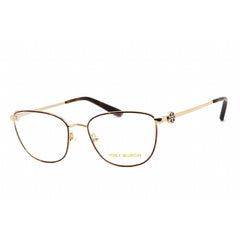 Tory Burch Women's Eyeglasses - Cat Eye Dark Tortoise/Gold Metal Frame | 0TY1067 3279