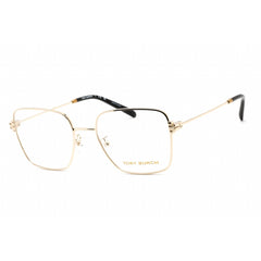 Tory Burch Women's Eyeglasses - Clear Lens Square Gold Metal Frame | 0TY1078 3252