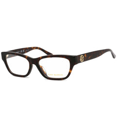 Tory Burch Women's Eyeglasses - Dark Havana Frame Clear Demo Lens | 0TY2097UM 1728
