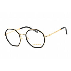 Tory Burch Women's Eyeglasses - Geometric Dark Tortoise/Pale Gold Frame | 0TY1075 3327