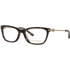 Tory Burch Women's Eyeglasses - Green Tortoise Rectangular Frame | 0TY2117U 1850