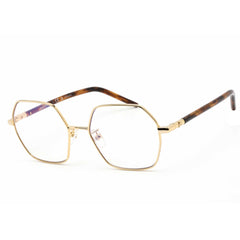Tory Burch Women's Eyeglasses - Shiny Gold Hexagonal Full Rim Frame | 0TY1072 3309SB