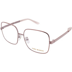 Tory Burch Women's Eyeglasses - Shiny Rose Gold Metal Square Frame | 0TY1070 3254
